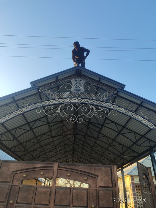 Навес Арка шанхаи дуга полудуга однаскат