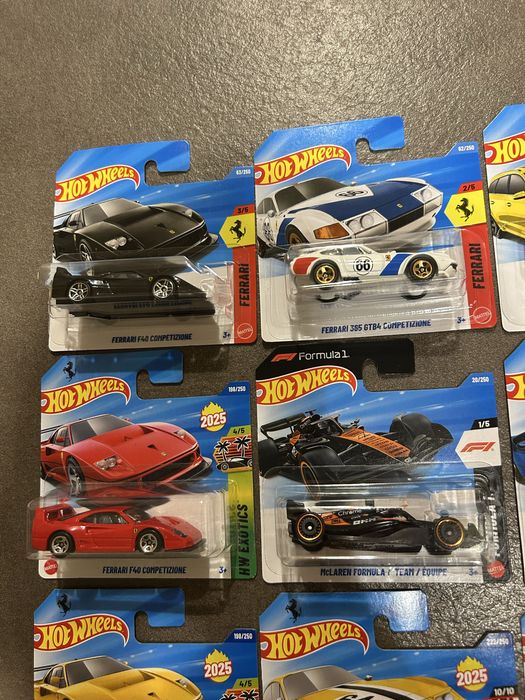 Hot wheels Ferrari  Porshe  Audi McLaren formula hotwheels колички