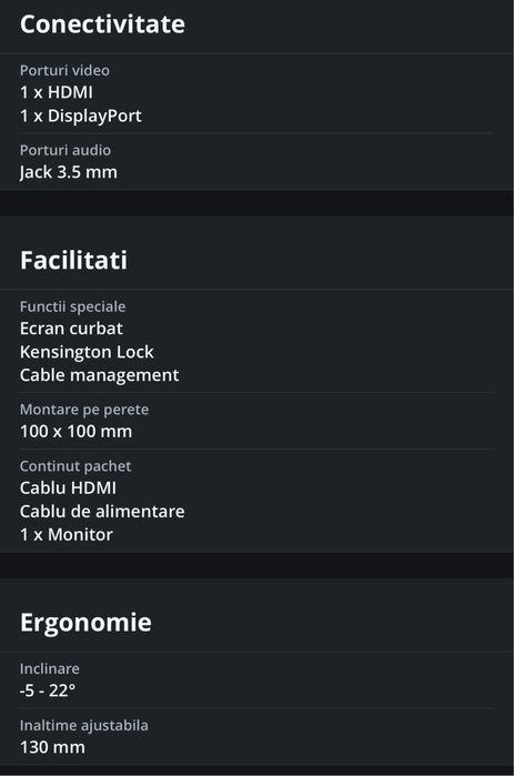 Monitor gaming Lenovo