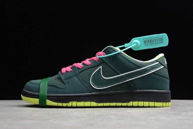 Кроссовки nike sb dunk low mummy lobster green