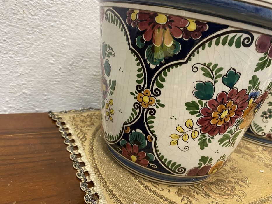 Холандски порцеланови кашпи на делфт кашпа - саксия