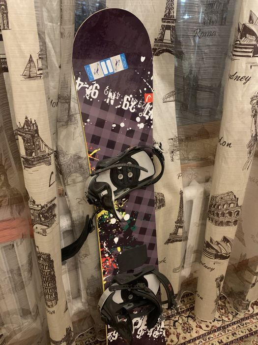 Продам сноуборд вместе с ботинками