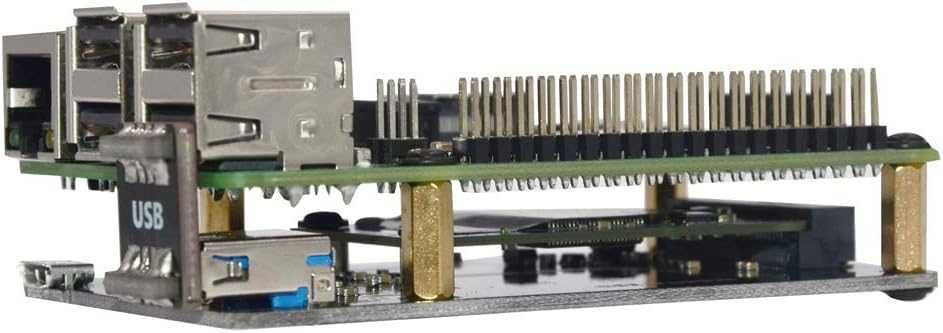 Placa expansiune DollaTek X850 V3.0 mSATA SSD Raspberry Pi 3 B/2B/B+