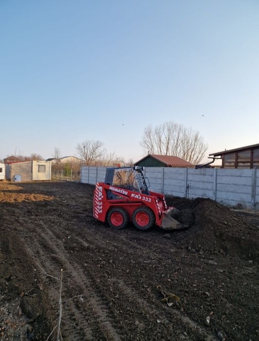 Amenajări curți, drumuri , mini escavator, bobcat, cilindru compactor
