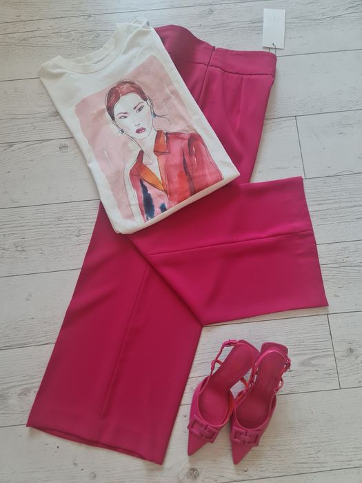 Сет, Zara, НОВО! Панталон,тениска н,