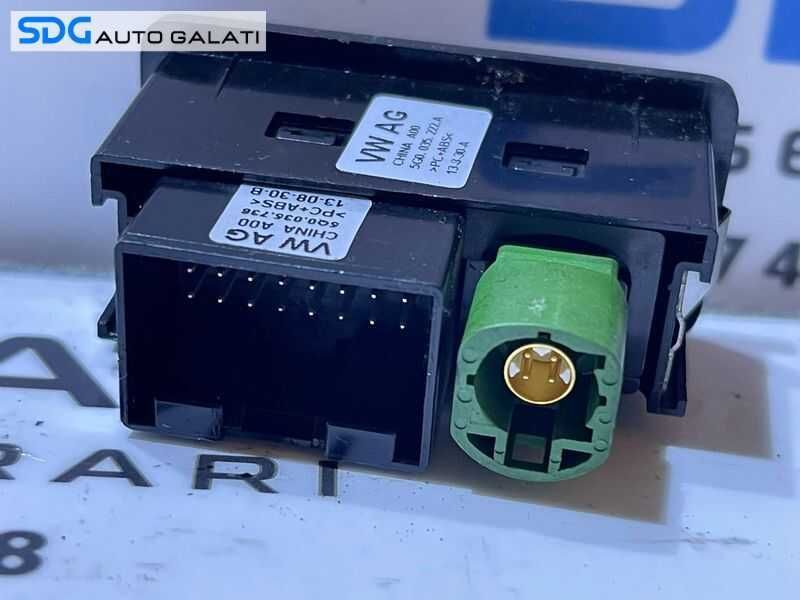 Mufa Conectie Media In Skoda Octavia 3  2013 - 2017 Cod 5G0035222A 5Q0035736 [D0512]