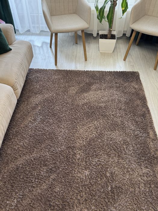 Covor pufos DIEGO - Maro, 160x230 cm