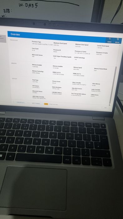 Лаптоп Работна станция Dell Precision 3470 / i7-1270P / 16GB DDR5 / 512GB  NVMe M.2 / NVIDIA T550 4GB GDDR6 / 130W