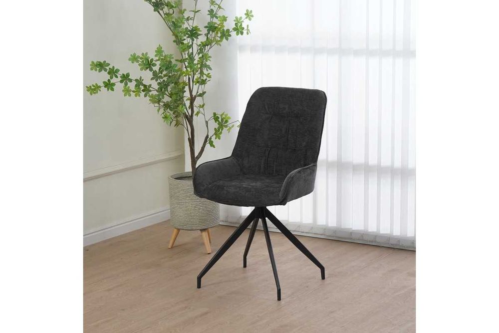 Стол Puzzle-home Kadeira, Метална основа, Текстил, 57.5х51х89см.