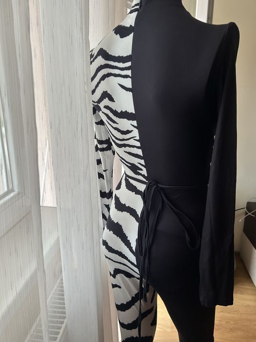 Salopeta noua cu print zebra