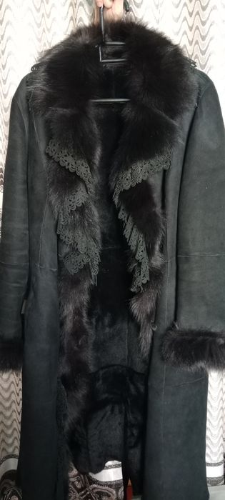 Дублёнка зимняя,длинная