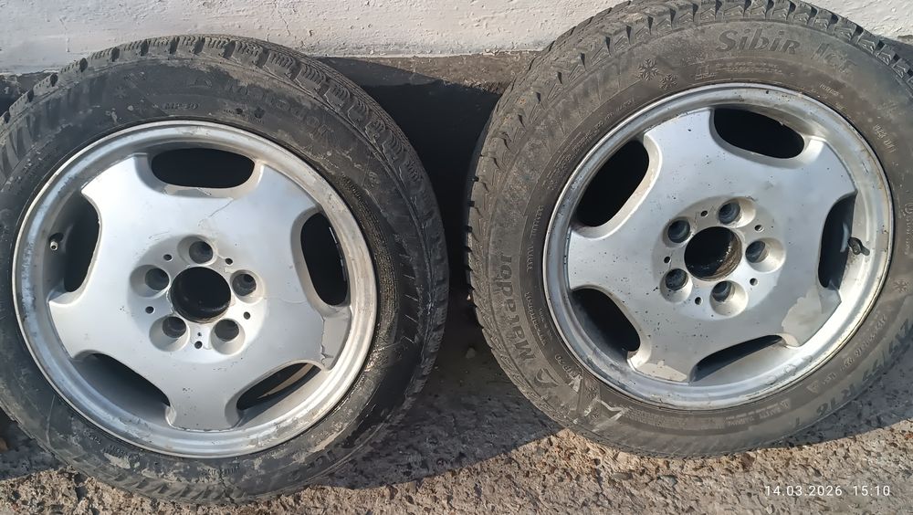 Диски с резиной шипы на мэрс