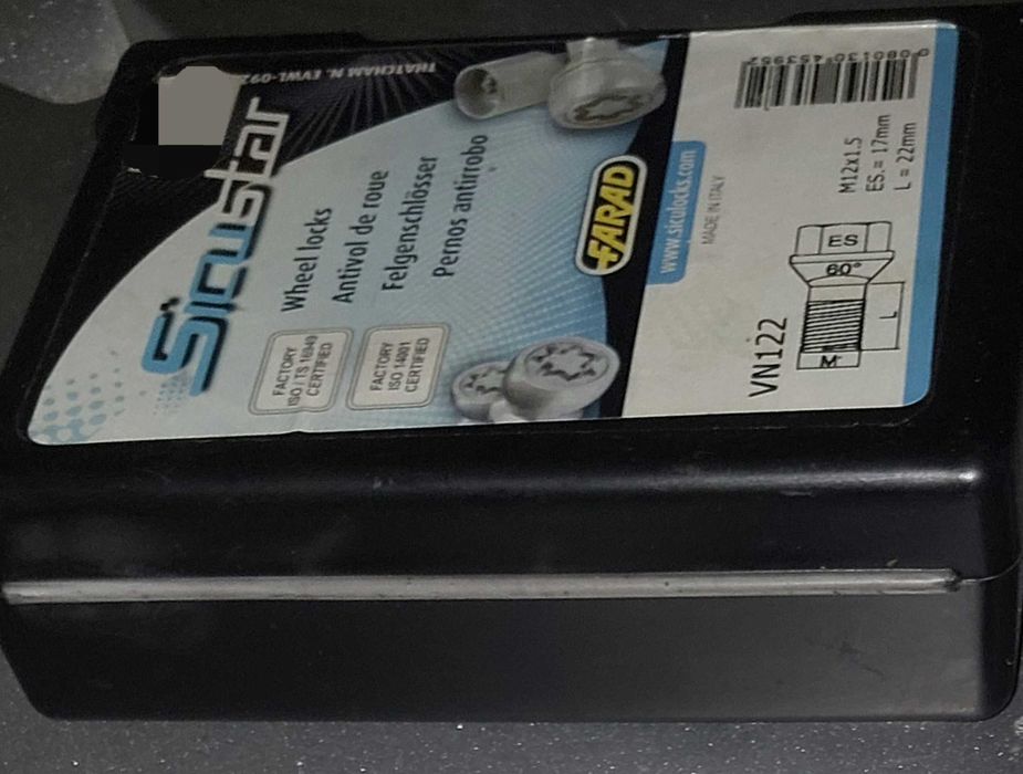 Секрeтни болтове за джанти Farad М12х1.5