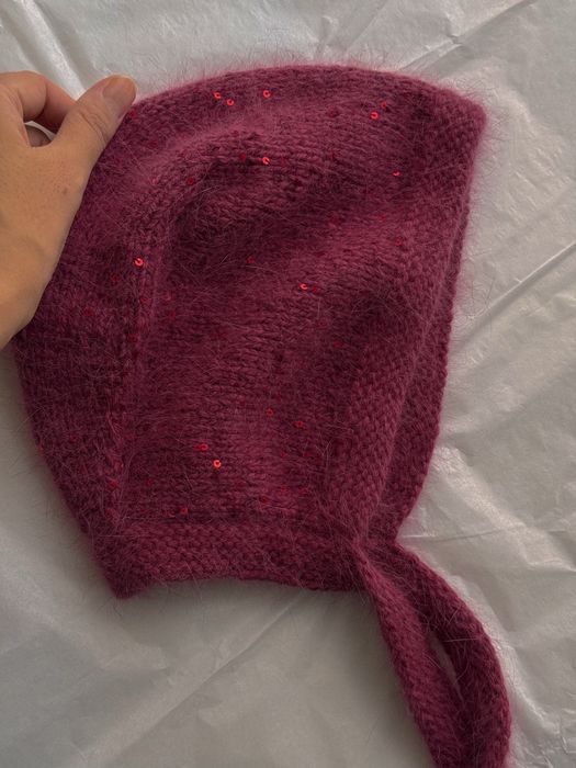 Чепчик с пайетками