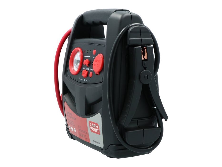 Robot pornire auto Carpoint 12V 7Ah, starter 250A cu varf 400A, lanterna LED, iesire 12V si USB