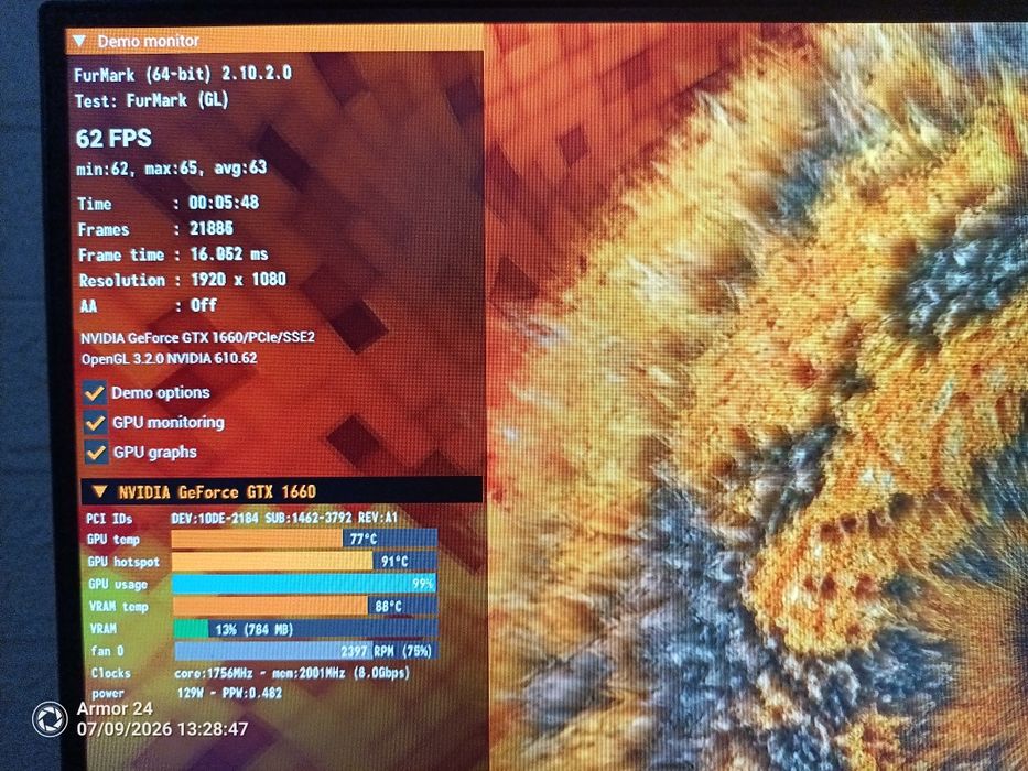 Видеокарта geforce gtx 1660 6gb MSI