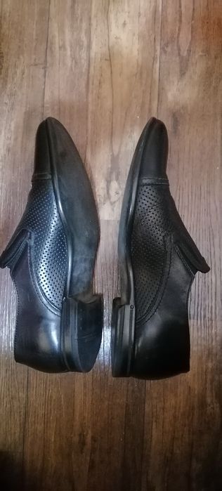 Кожаные лоферы, состояние отличное