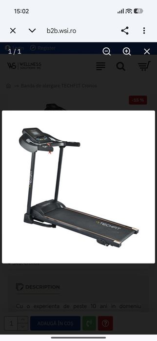 Banda de alergat Techfit Cronos