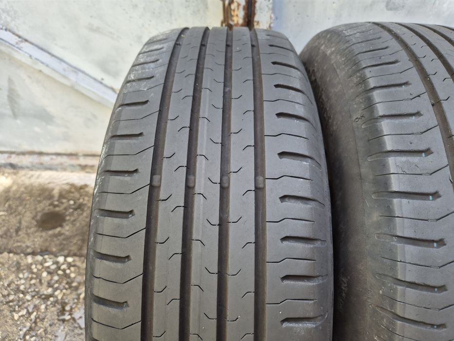 4бр летни гуми Континентал контакт 5/ 2018г/ 215-65-16/ 6мм грайфер/