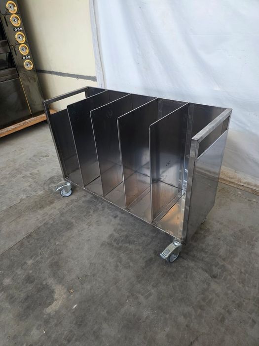 Немска количка за чували от неръждаема стомана