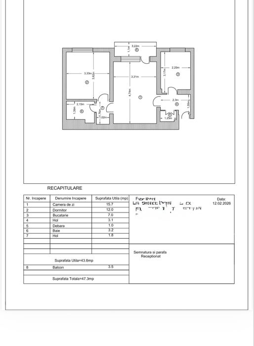 Apartament 2 camere Craiovei