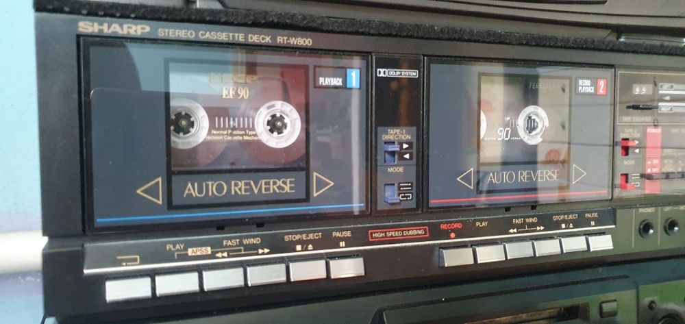 SHARP RT W800, кассетная дека