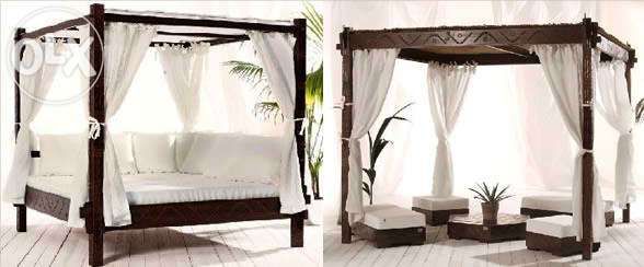 Baldachin lemn plaja