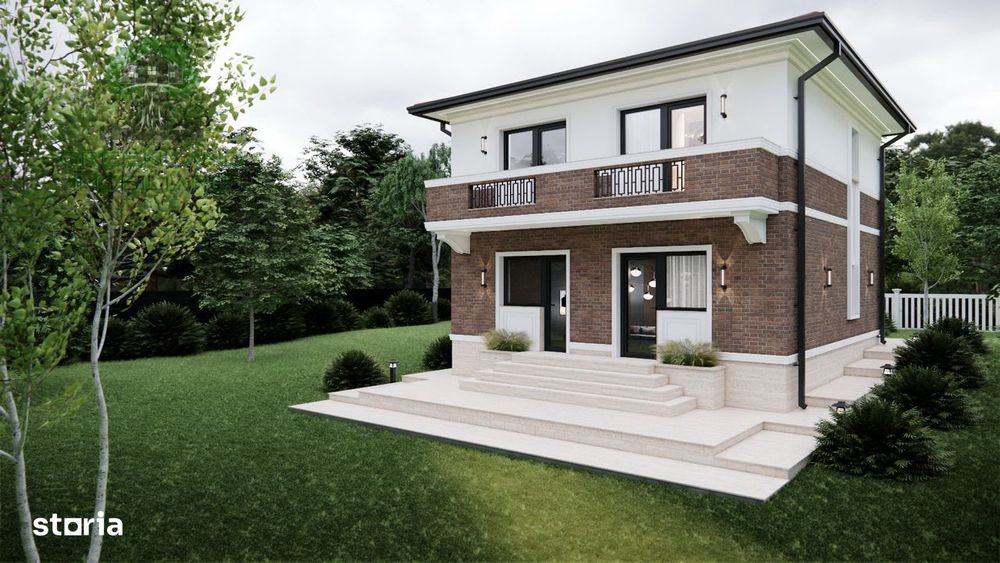 VILA PREMIUM 5 camere, 2 bai, 155mp, TEREN 600mp, TOMESTI