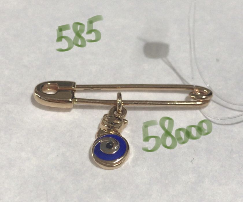 Продам золотые серьги с бриллиантами 585 пробы