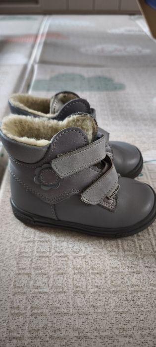 Ghete barefoot pt fetite piele naturală