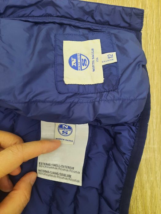 Geaca primavara matlasata cu gluga bebelus,North Salis, marimea 12luni