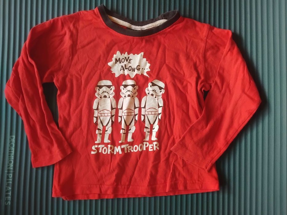 Star Wars оригинална детска блуза с дълъг ръкав 128-134 см.