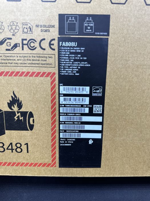 Asus Tuf Gaming A18