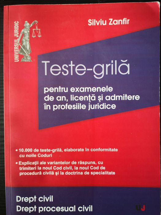 Carti / teste / grile DREPT