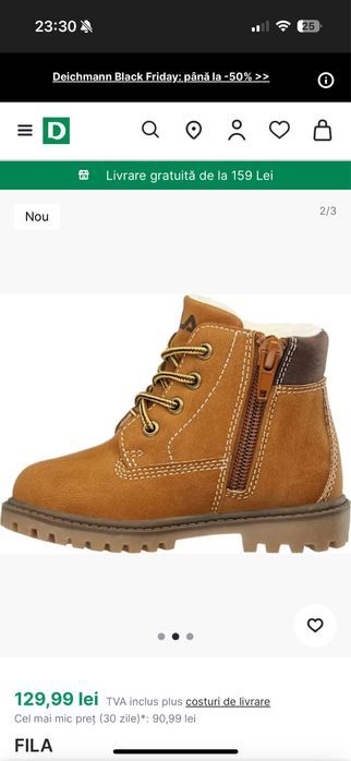 Vand ghete Fila marimea 21