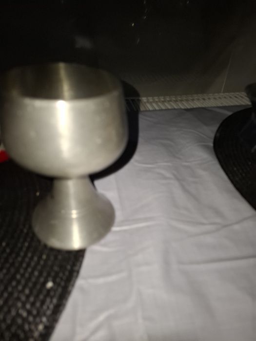 Pahar stil cupa din zinc raza interioara 6.5 cm inaltime 11 cm