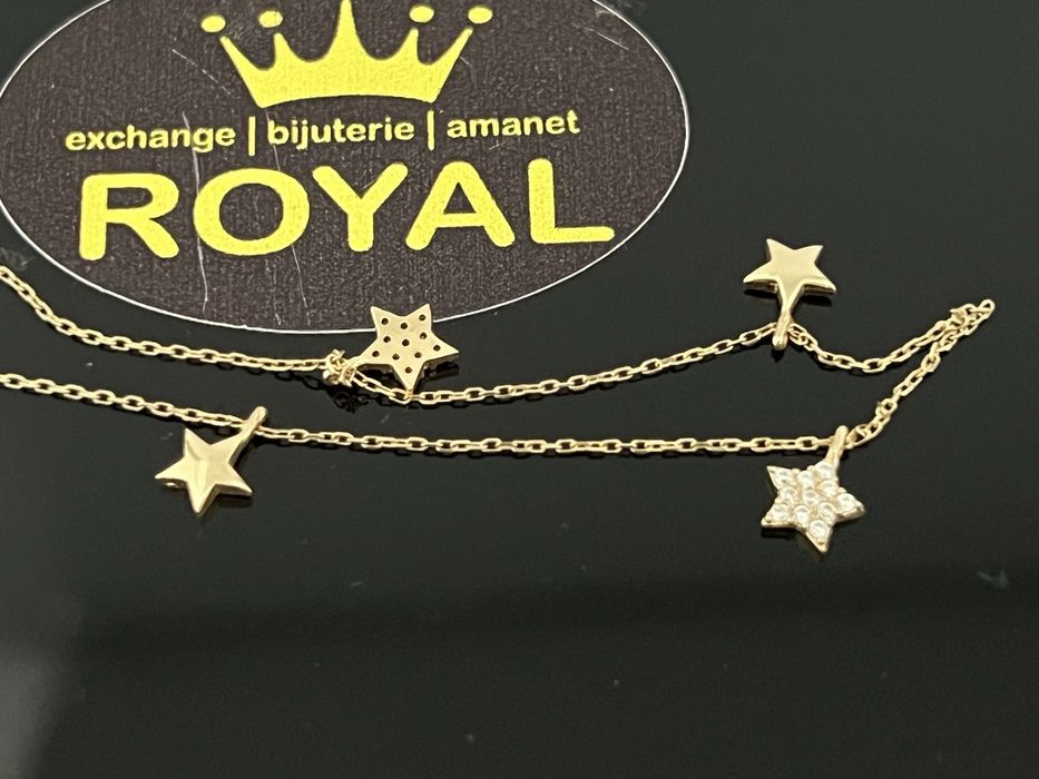 Bijuteria Royal CB : Lant stelute aur 14k 585   2,00 gr