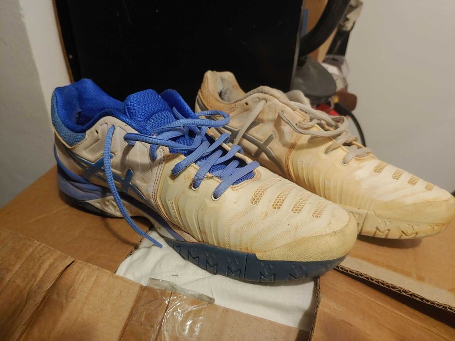 Asics Gel Resolution 7, 41.5, 42, 43.5, pantofi Tenis adidasi