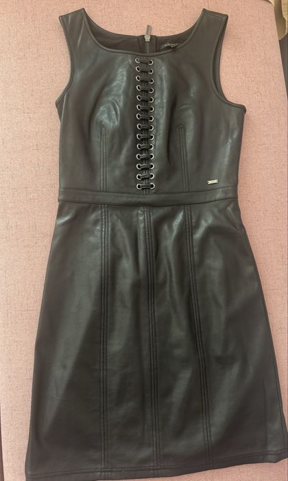 Кожанный сарафан Armani