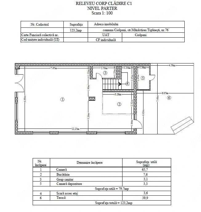casa ciolpani 447m2 util P+1+M include terasa P 40m2 terasa M 31m2 garaj144m2