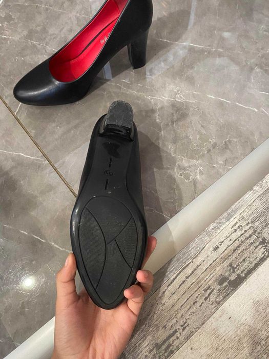 Черни токчета 8 см ток