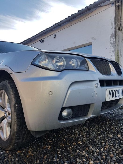 Bara fata BMW X3 E83 Facelift 2006 - 2010 Argintiu TITANSILBER METALLIC (638) model fara ...