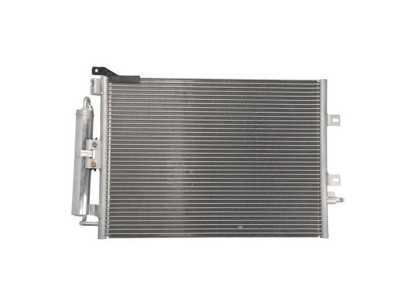 Condensator climatizare OEM/OES Renault Clio 3, 02.2008-10.2010, motor 1.5 dci, 50 kw/63 kw/78 kw diesel, cutie manuala, full aluminiu brazat, 545 (505)x380x16 mm, cu uscator filtrat