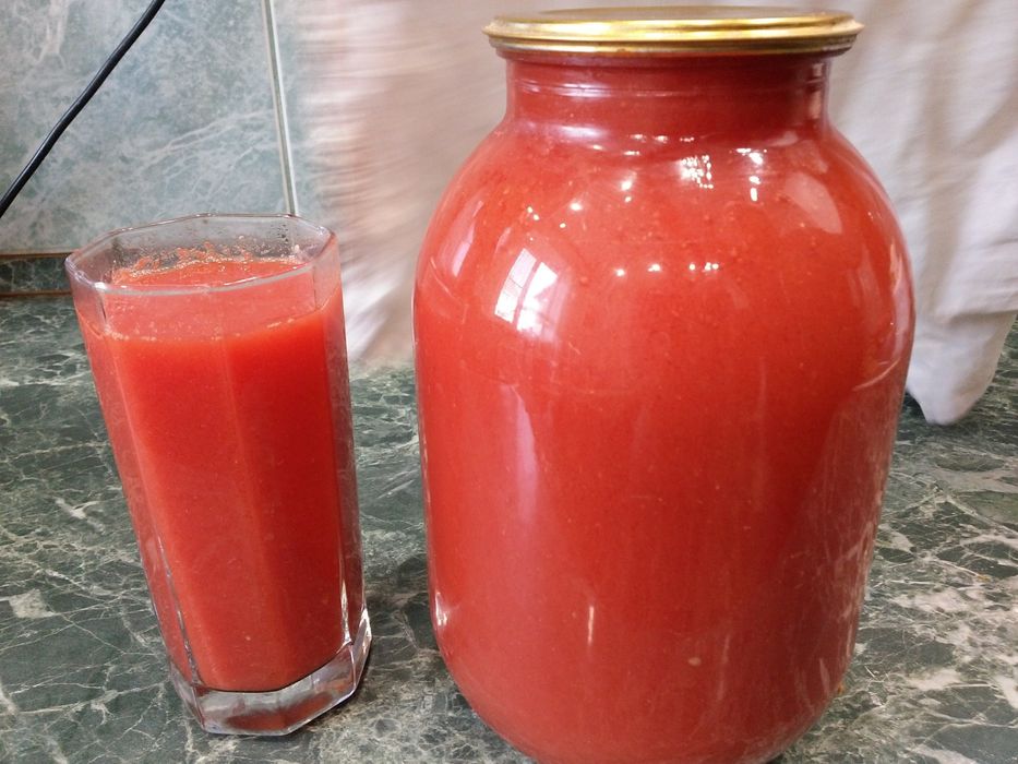 Продам томатный сок, (домашний)