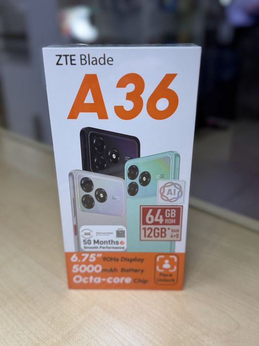 Смартфон ZTE Blade A36-64gb