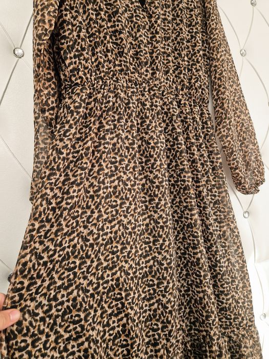 Rochie vaporoasa animal print