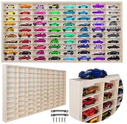 Дървен рафт за метални колички 80 бр