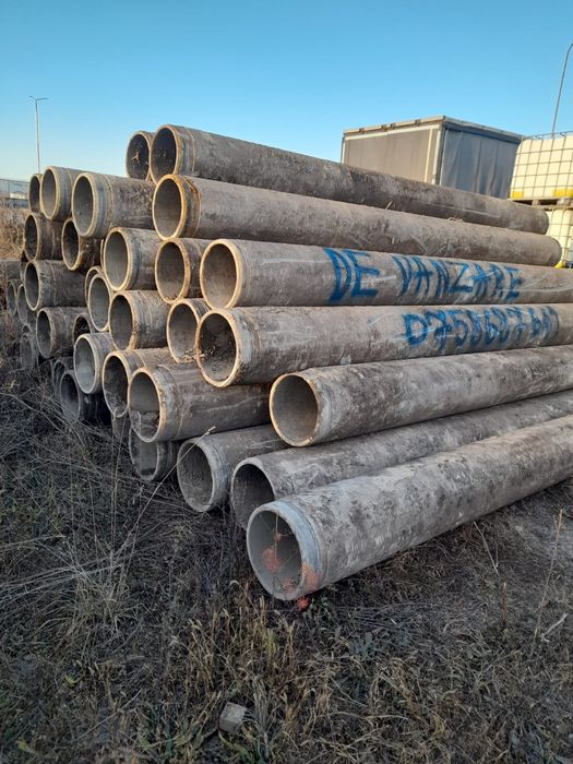 Tuburi din beton armat tip premo și azbociment