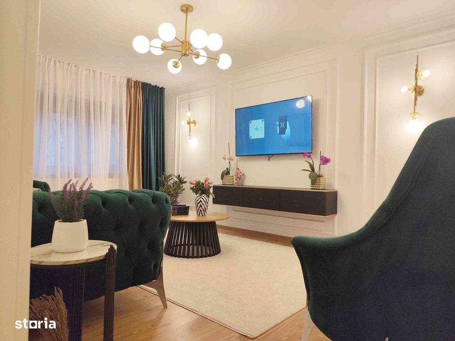 2 camere decomandat LUX , Etaj 1/4, situat in George Enescu, 146.000 €