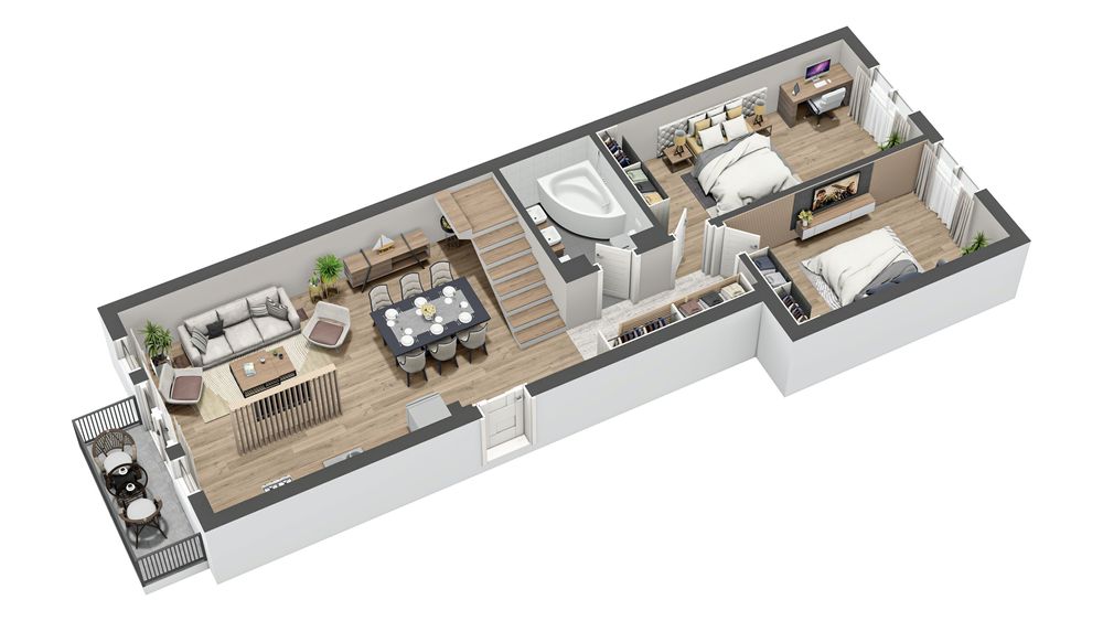 Vand apartament 6 camere, 165mp. Stejarului, Floresti